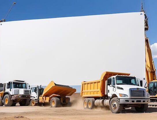 6 types de véhicules pour le transport de matériaux de chantier