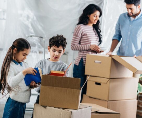Comment organiser un déménagement express avec des enfants ?