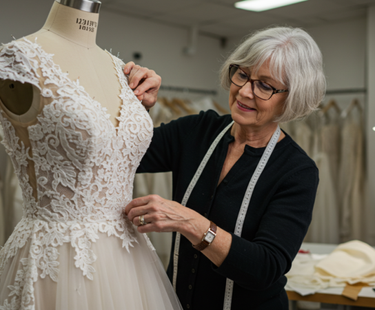 Ajustement robe de mariée : conseils pratiques pour un fit parfait