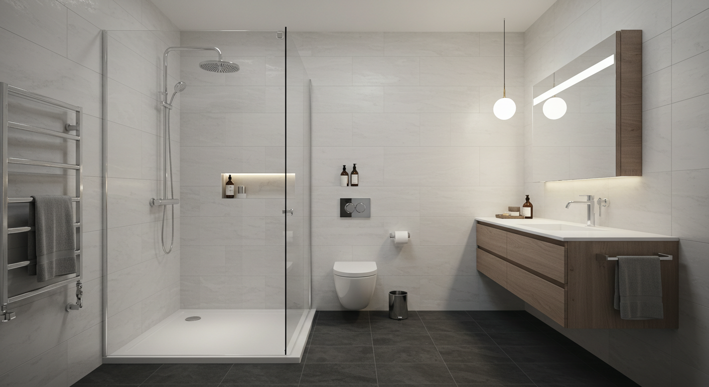 Rénovation de salle de bain : idées design et économies – Idees Artisans