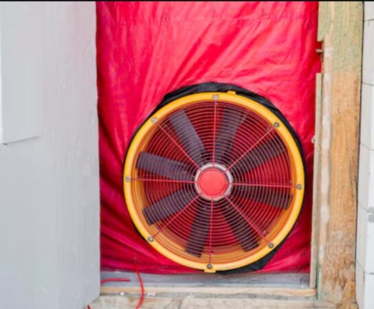Le test de la porte soufflante : comment mesurer l&rsquo;étanchéité à l&rsquo;air de votre maison