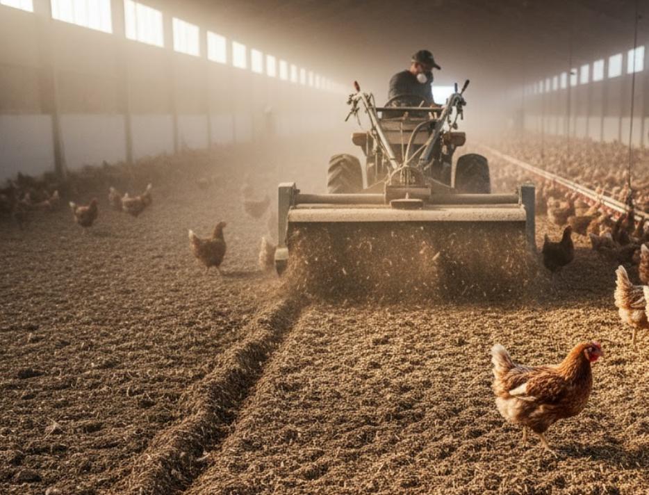 Gestion de la litière en volaille : limiter les pododermatites