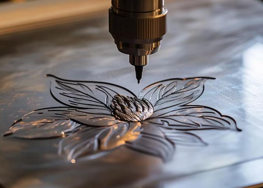 Gravure de textes et logos par fraisage CNC de précision