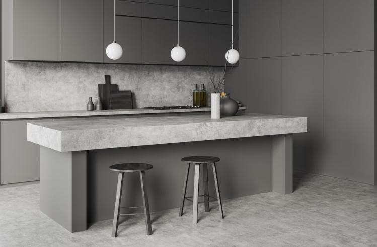 Plan de travail en béton ciré : avantages et inconvénients