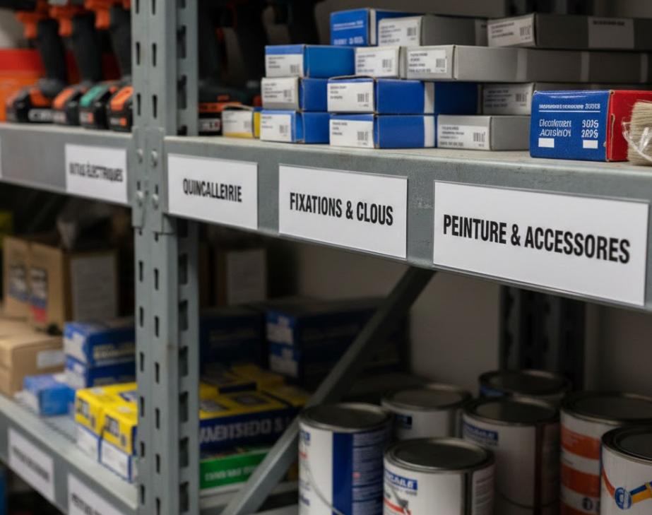 Signalétique magnétique pour organiser vos rayonnages métalliques