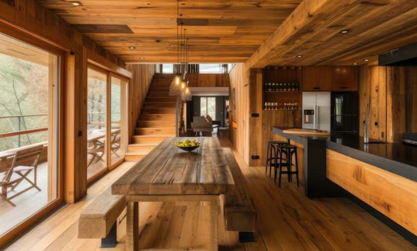 Le bois brut, l&rsquo;élément indispensable pour réchauffer le style industriel