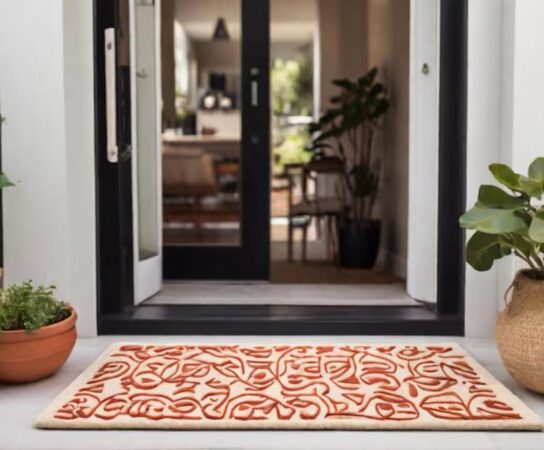 Protéger un sol à fort passage avec un tapis d’entrée