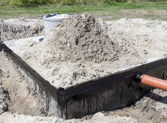 Cuve en béton : idéale pour terrain avec nappe phréatique
