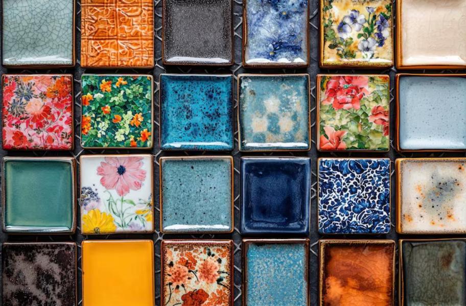 Faïence émaillée : brillance et profondeur des couleurs