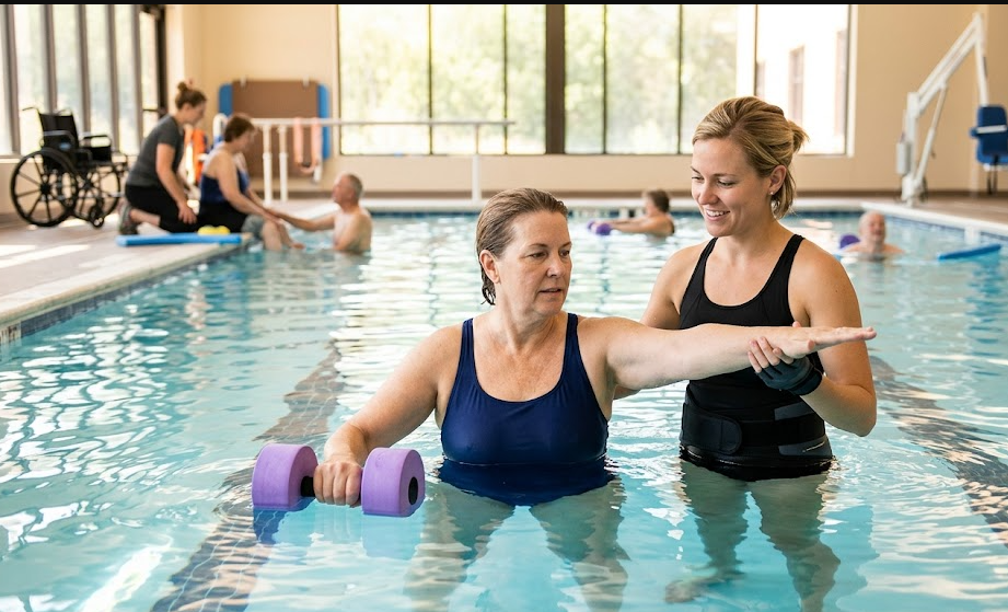 Rééducation neurologique en piscine (AVC, paraplégie)