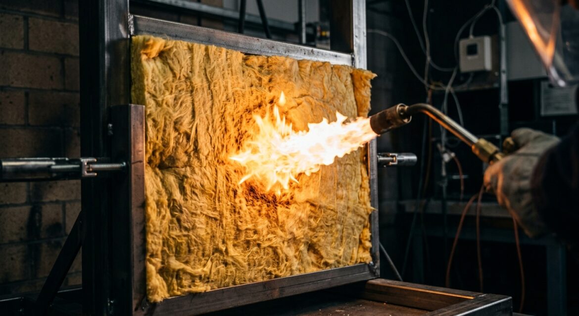 L&rsquo;incroyable résistance au feu de la laine de verre