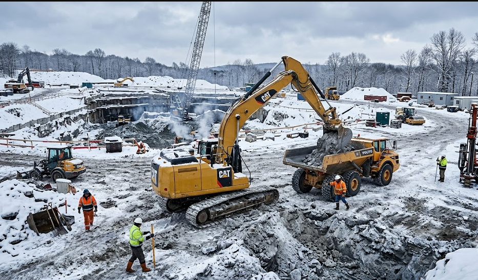 L&rsquo;excavation en hiver : est-ce possible et à quel prix ?