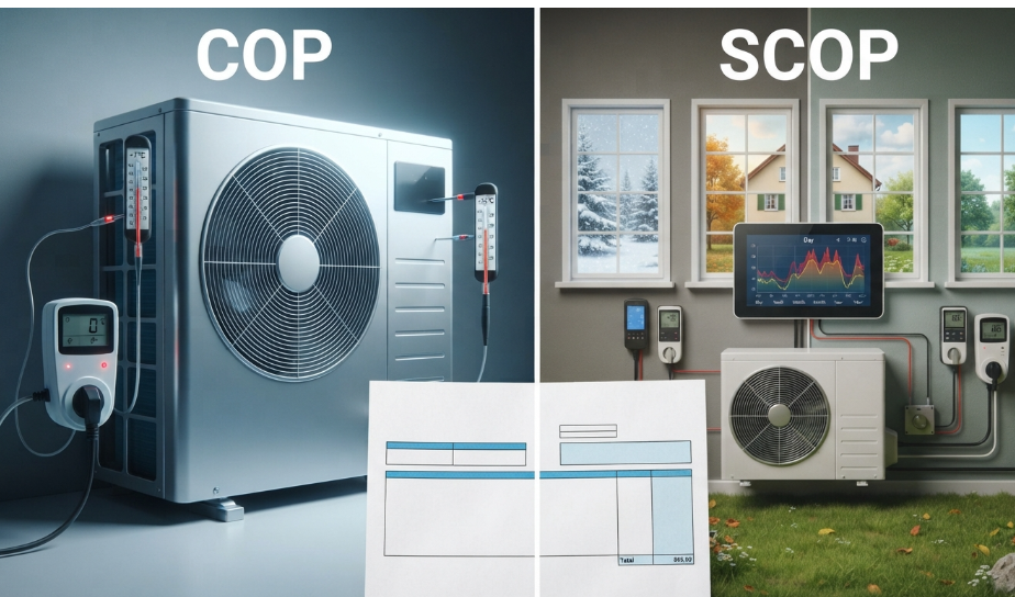 COP vs SCOP : quelle est la différence sur la facture ?
