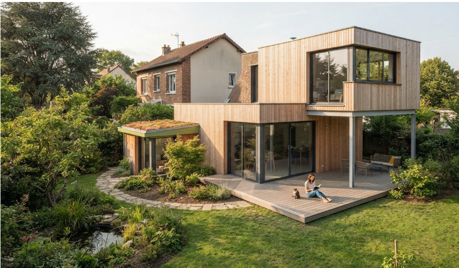 Extension de maison : les solutions pour agrandir sans perdre de jardin