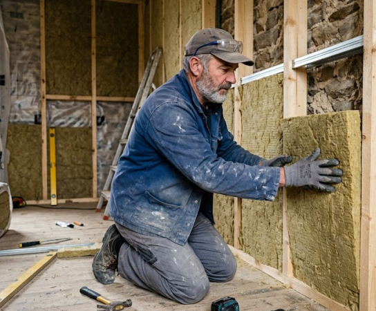 Comment poser une isolation par l&rsquo;intérieur avec ossature métallique et plaques de plâtre?
