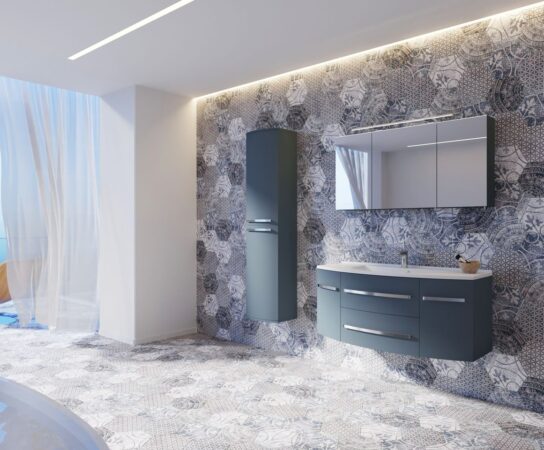 Salle de bain colorée : oser les teintes terracotta, vert sauge ou bleu canard