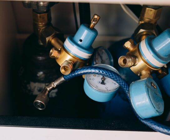 Viabilisation gaz : coffret en limite de propriété